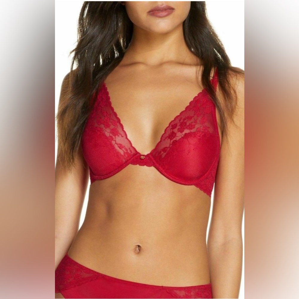 Natori Red Lace Bra